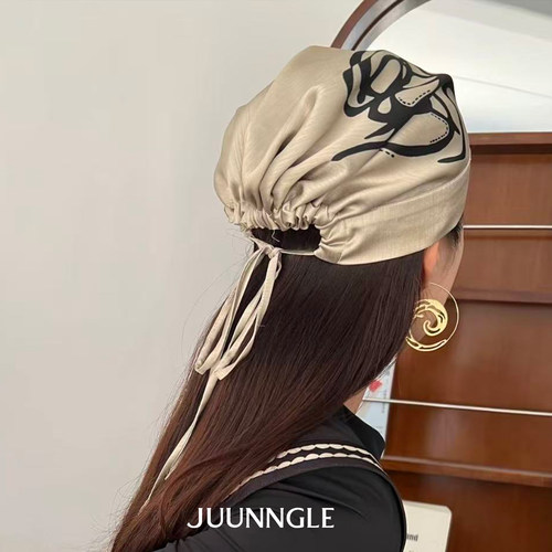 Dare买手店JUUNNGLE LAB生命树抽绳帽原创设计民族复古头巾精致女