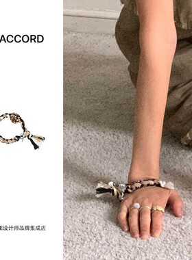 【5折】Dare买手店 DACCORD 澳洲斑马石编绳手链女复古风