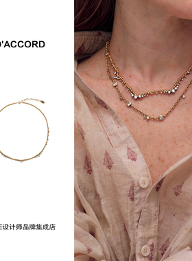 Dare买手店 DACCORD 光隅珠链金色复古原创设计饰品首饰高级精致