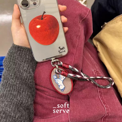 Dare买手店 SoftServe 西洋小狗喫茶店系列手机挂绳短款手腕挂绳