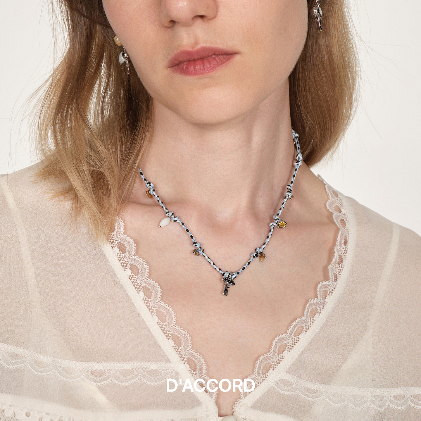 Dare买手店 DACCORD 奇趣雨林棉绳项链编织波西米亚原创设计饰品