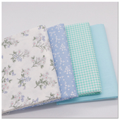 芮熙妈妈波点纯棉斜纹棉布料印花全棉面料DIY棉布定制田园碎花