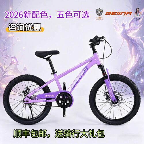 贝伊纳征途山地车双碟刹大童