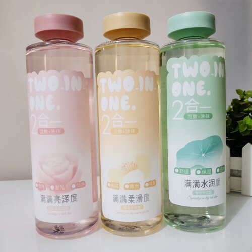 桑芙兰透爽亲肤保湿精华水500ml细滑倍嫩柔软光泽鲜润明亮护肤水