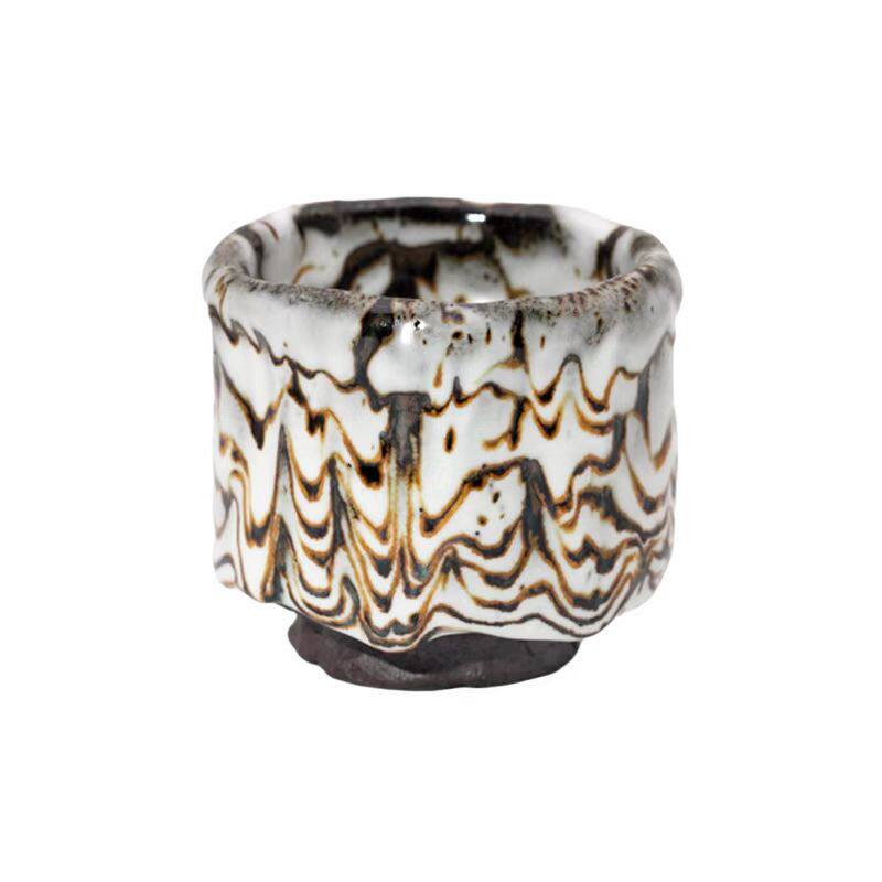 渌水山房 沐焰瓷坊 银标系列天然玛瑙釉杯 王忠伟艺术品礼品收藏