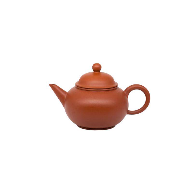 渌水山房 黄龙山朱泥小水平壶 孟臣壶功夫茶利器 潮州功夫茶小壶