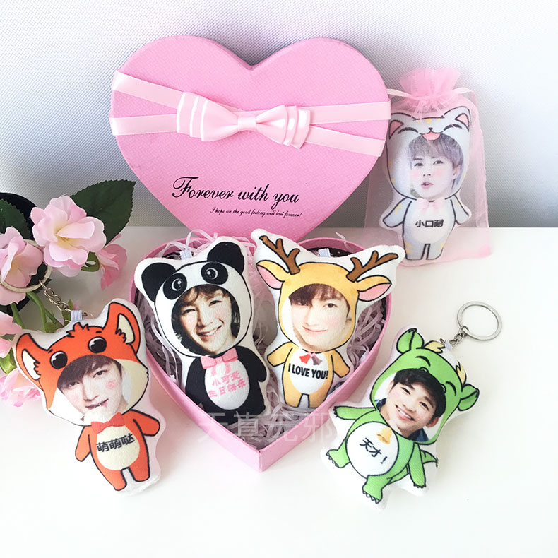 diy定制人脸娃娃生日礼物情侣钥匙扣订做来图定做照片公仔包挂件在类目 个性定制/设计服务/DIY, 日用/装饰定制, 人偶/公仔定制, 其他玩偶定制中 - 来自Buy2taobao.com提供专业的淘宝代购服务
