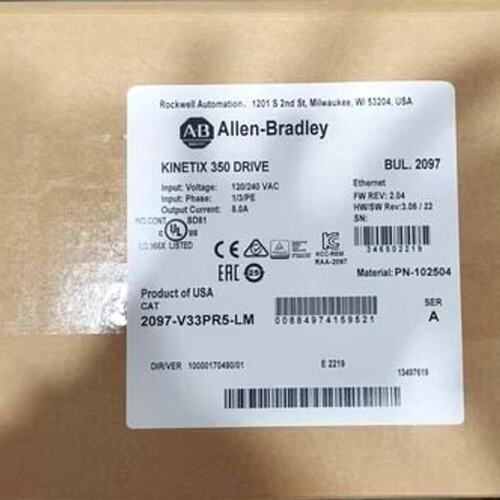 议价Allen-Bradley伺服驱动器2097-V33PR5-LM2097V33PR5LM