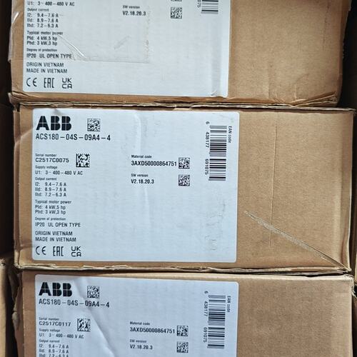 议价B变频器ACS180-04S-09A4-4ACS18004S09A44ACS18004S09A44