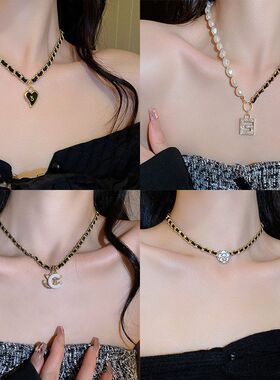 项链项饰风锆石ins金属秋冬韩国