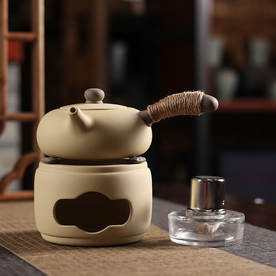 酒精炉烧茶壶侧把煮茶器茶炉茶具