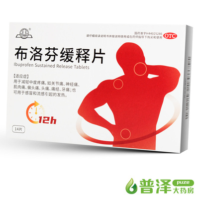 惠  布洛芬缓释片 0.2g*14片/盒
