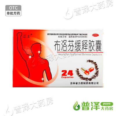 正士 布洛芬缓释胶囊 0.3g*24粒