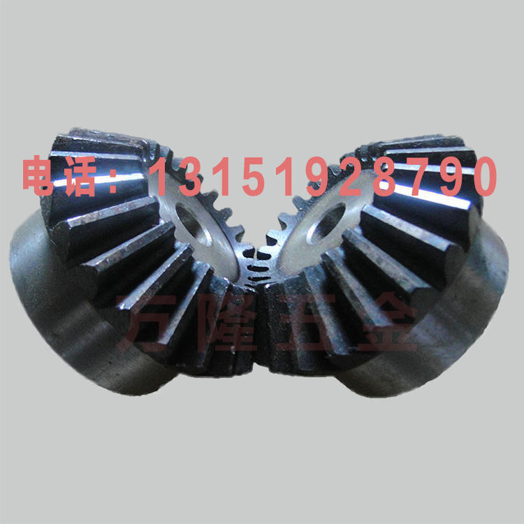 2模伞齿轮锥齿轮直齿轮 斜齿轮硬齿面螺旋齿轮 人字90度 1比1传动