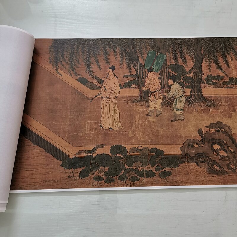 高清艺术喷绘画芯宣纸绢布卷轴画