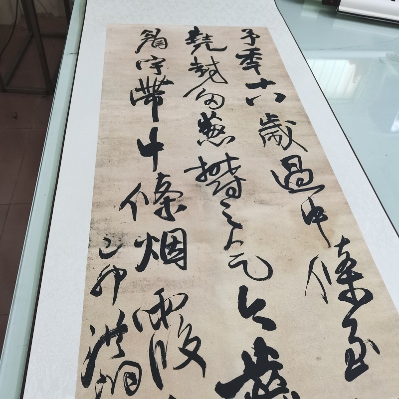 高清艺术喷绘画芯挂轴装裱装饰画