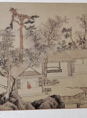 高清艺术喷绘画芯临摹学习卷轴画