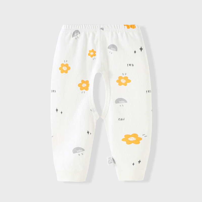 0一3个月新生开裆纯棉秋裤保暖