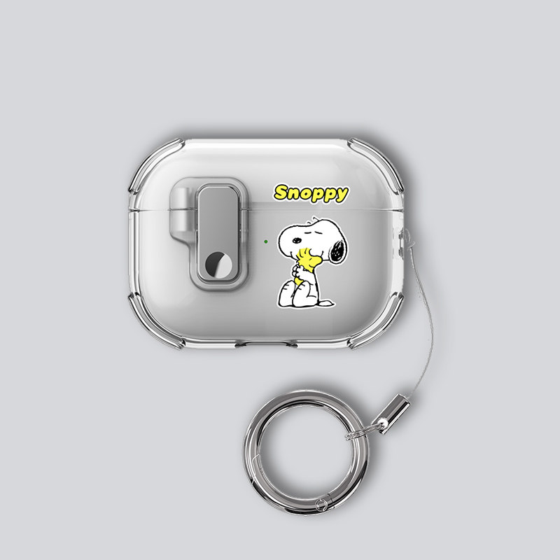 可爱卡通Snoppy史努比凯蒂猫AirPods4代Pro弹盖保护套个性女AirPods3/2/1适用AirPods Pr