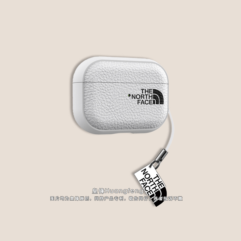 苹果AirPods4代Pro3荔枝纹软壳