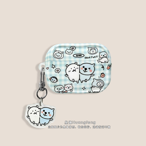 苹果AirPods4代Pro3亮面软壳