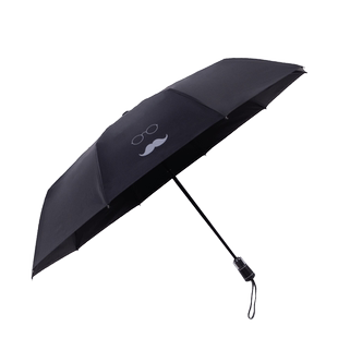 天堂伞全自动雨伞黑胶防晒遮阳伞男士商务伞折叠晴雨伞广告伞定制