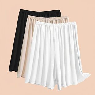 宽松保险短裤 防透裙裤 大码 高腰提臀防走光安全裤 女五分裤