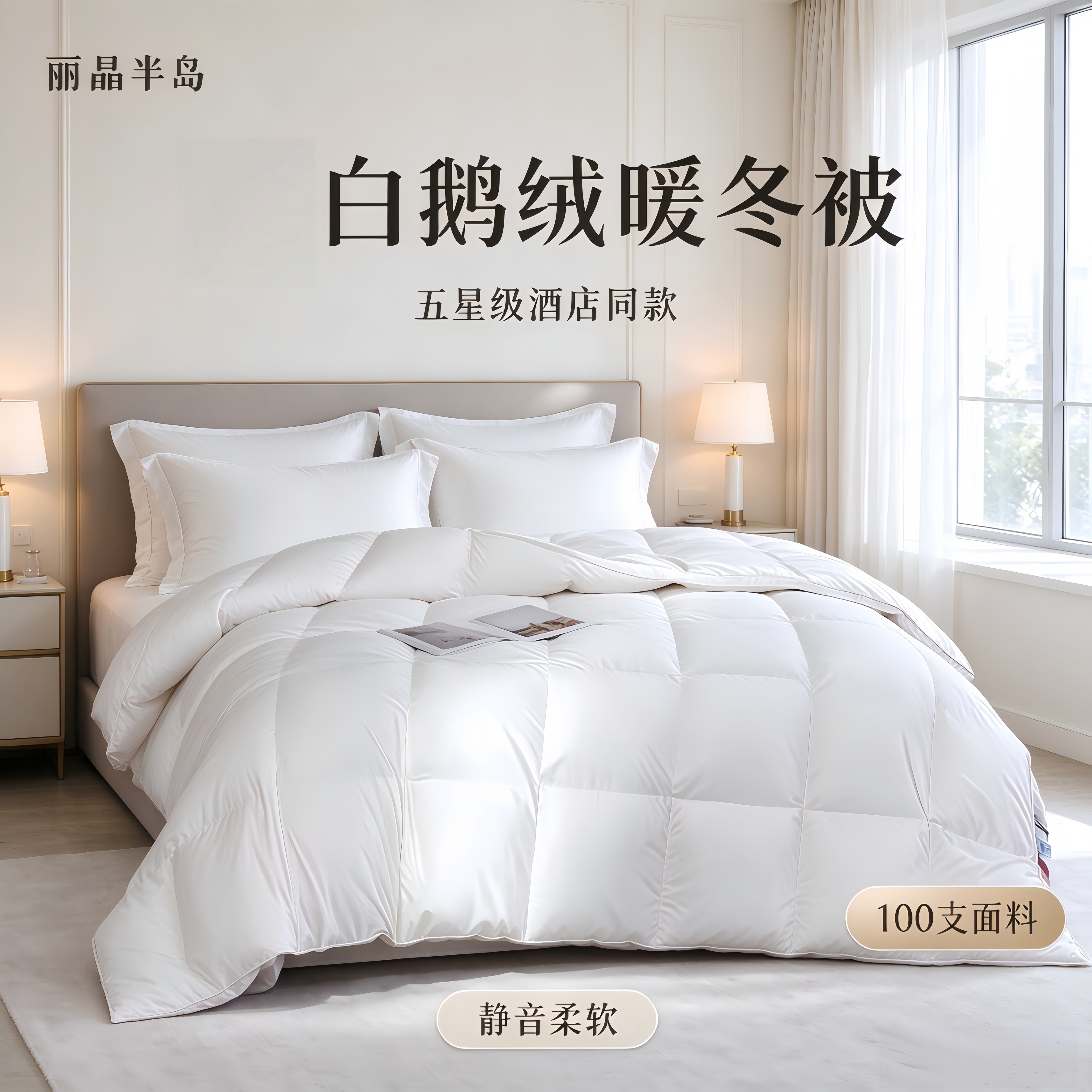 五星级万豪酒店加厚羽绒被冬被