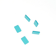 QB21青蓝色滤光片/蓝光带通透明玻璃/可见光通过红外截止13*6*2mm