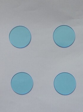 QB18 QB19 蓝色滤光片透过蓝光滤镜 有色25*1mm 24*1.1mm  45*2mm