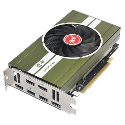 旌宇多屏显卡W570 青钢6屏W580 6HDMI TANK 青钢 8G HDMI原生接口