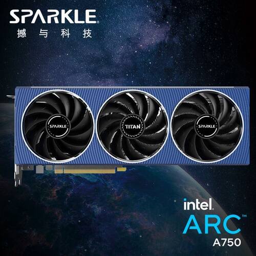 SPARKLE泰坦系列游戏显卡 Arc A750 TITAN OC超频版8GD6