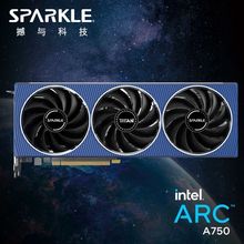 OC超频版 SPARKLE泰坦系列游戏显卡Intel TITAN A750 8GD6 Arc