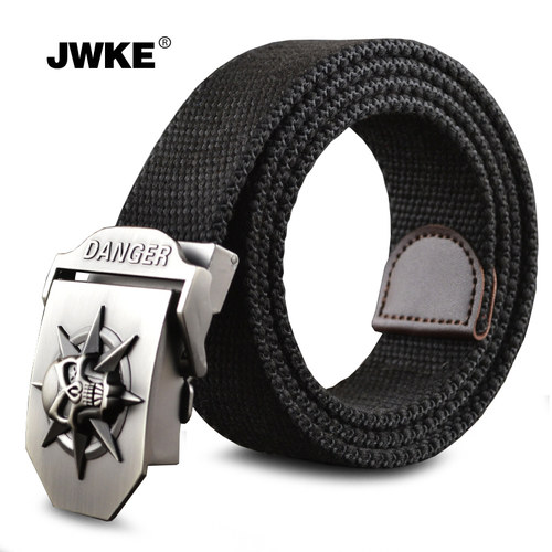 JWKE青年学生加厚韩版潮帆布腰带