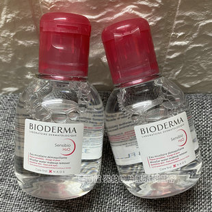 Bioderma贝德玛 舒妍卸妆水 洁肤液100ml粉水干性敏感肌深层卸妆