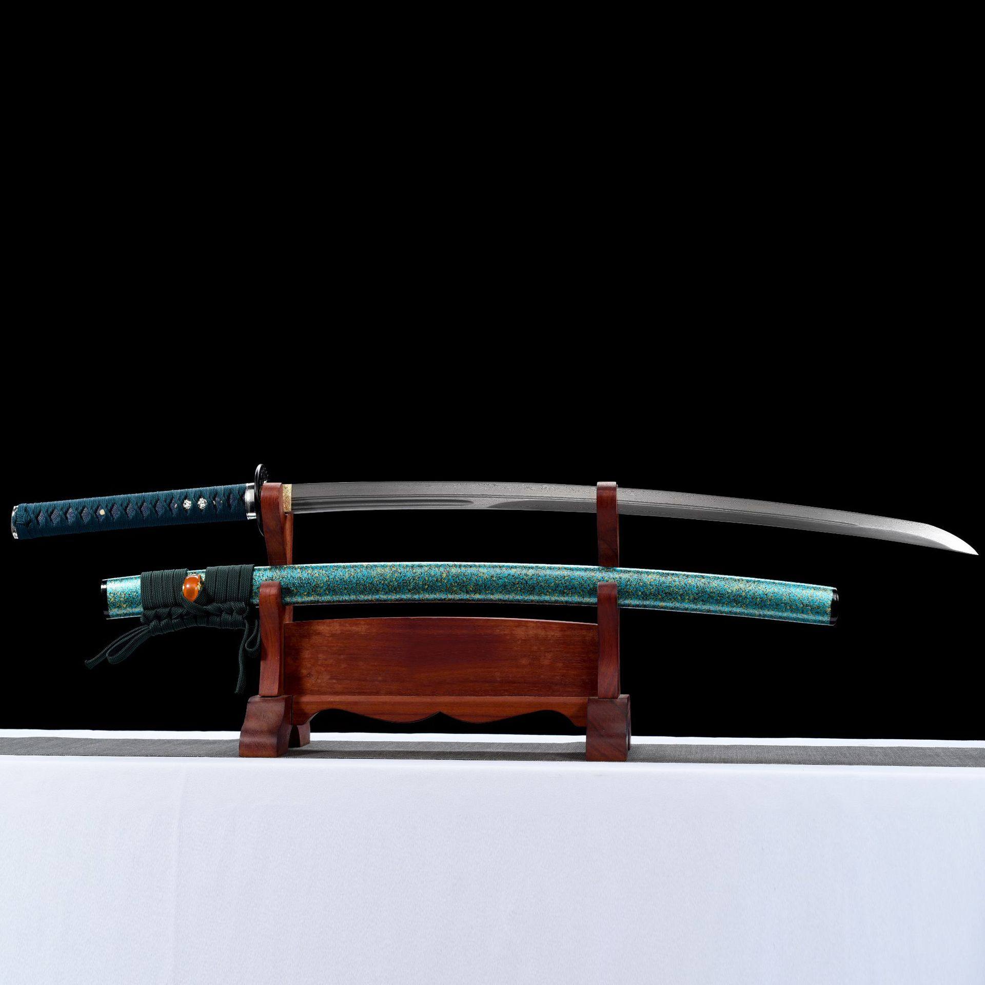 龙泉市刀剑手工锻打花纹钢小乌丸日式刀影视宝剑Katana收藏未开刃,特色手工艺,剑袋,淘宝优惠券,粉丝福利购,淘宝优惠卷