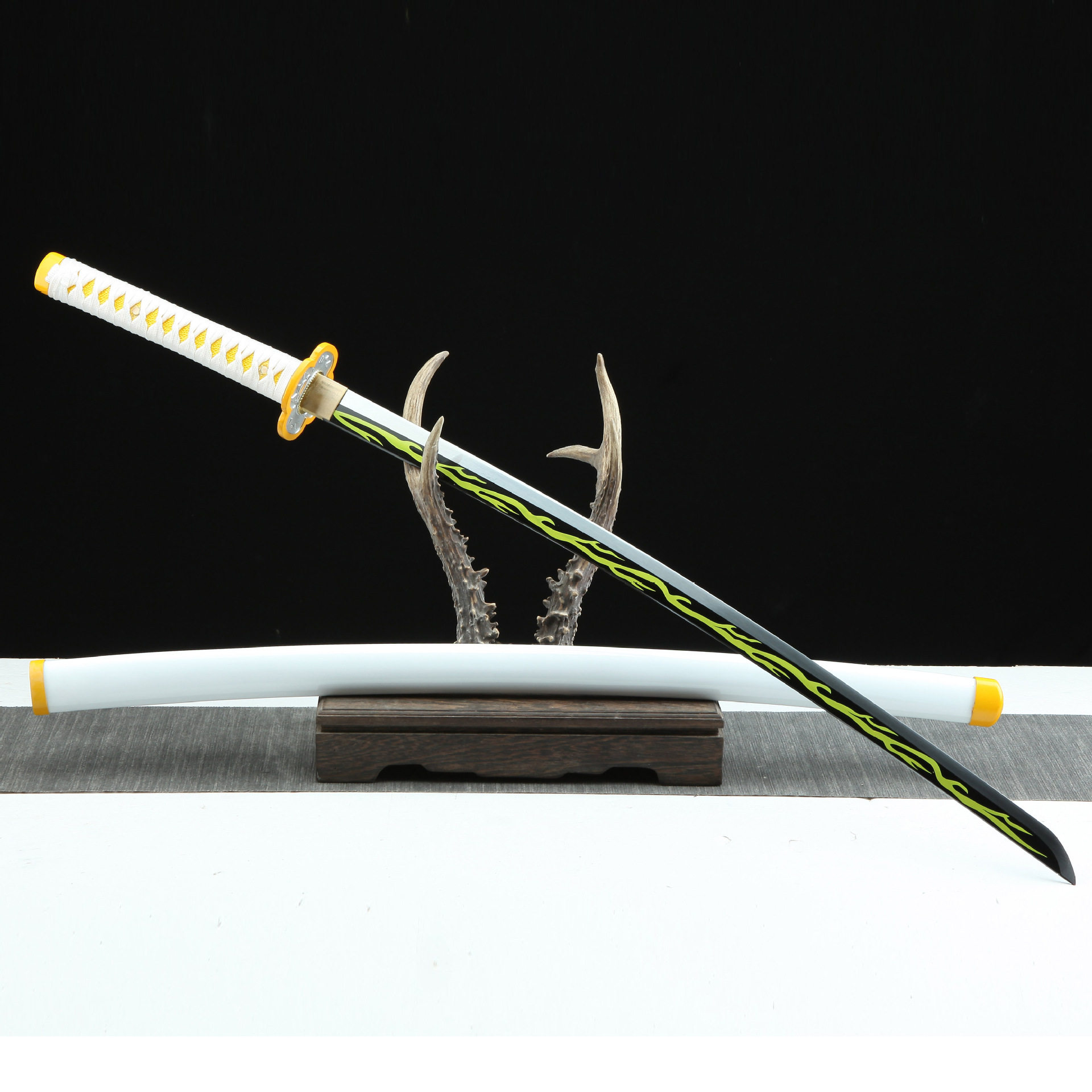 龙泉市刀剑手工锻打打刀硬剑我妻善逸鬼灭之刃防身冷兵器未开刃,特色手工艺,剑袋,淘宝优惠券,粉丝福利购,淘宝优惠卷