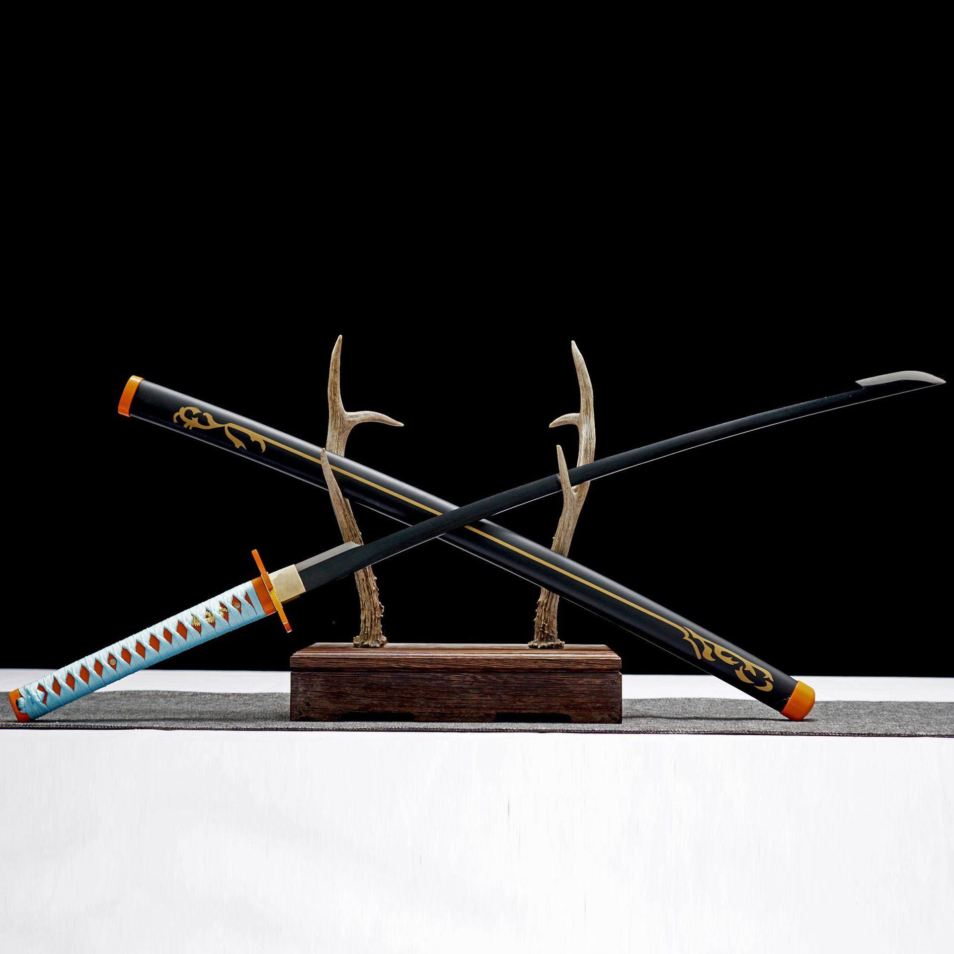 龙泉市刀剑1045碳钢鬼灭之刃日式刀动漫蝴蝶忍硬宝剑冷兵器未开刃,特色手工艺,剑袋,淘宝优惠券,粉丝福利购,淘宝优惠卷