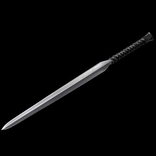 龙泉市刀剑一体手工锻打越王剑凹面防身清剑传统硬剑唐剑未开刃