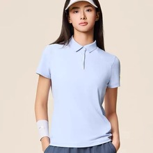 安踏冰丝polo衫丨翻领短袖t恤女士夏季新款网球运动上衣162537123