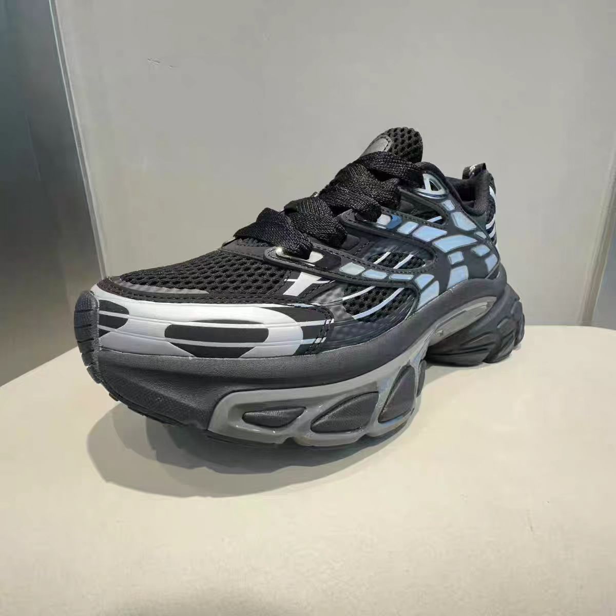 安踏厚底增高老爹鞋男