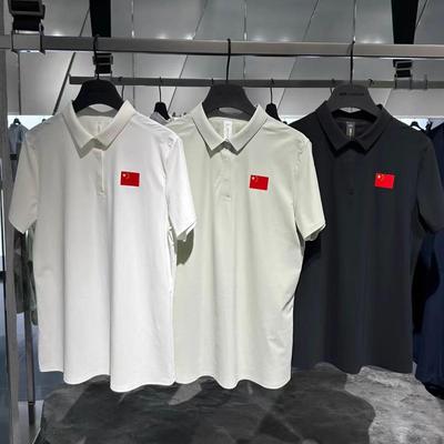 安踏短袖冠军国旗款冰肤T