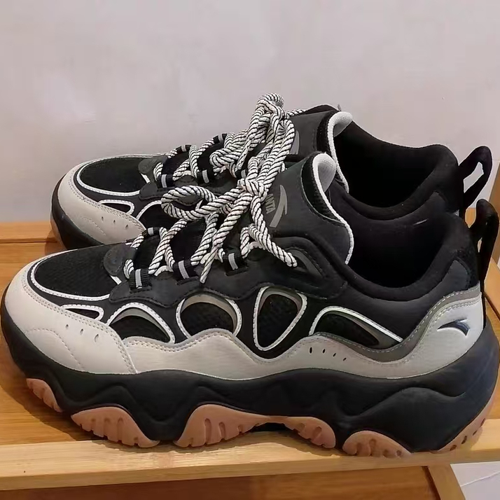 【樊振东同款】安踏流萤丨复古潮流老爹鞋男百搭休闲鞋112518853