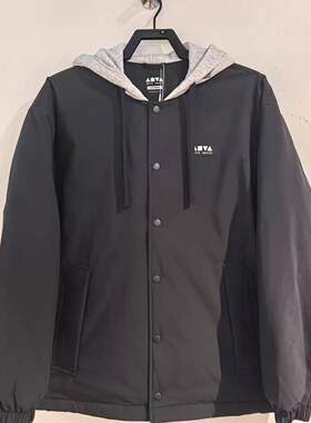安踏复古休闲棉服夹克外套