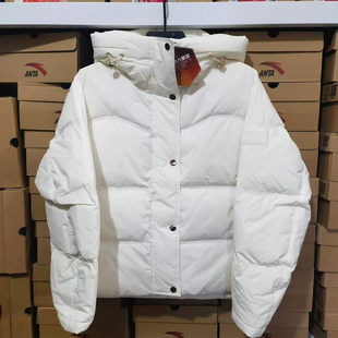 安踏2025女子冬梭织防泼水款羽绒服运动外套162547935