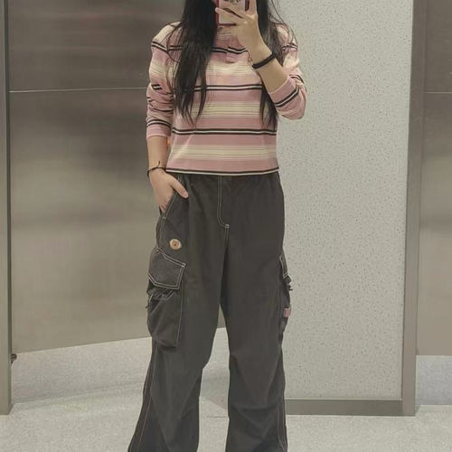 安踏×呆萌町联名丨休闲阔腿裤