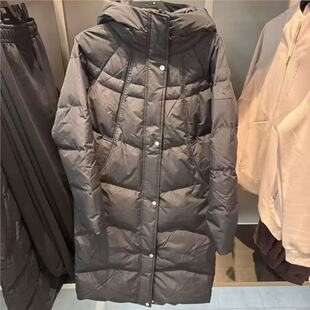 安踏运动女2025冬季新款六度芯防泼水防风中长款羽绒服 162617914