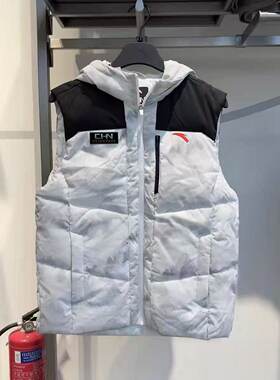 安踏羽绒服防泼水男冬季外套马甲