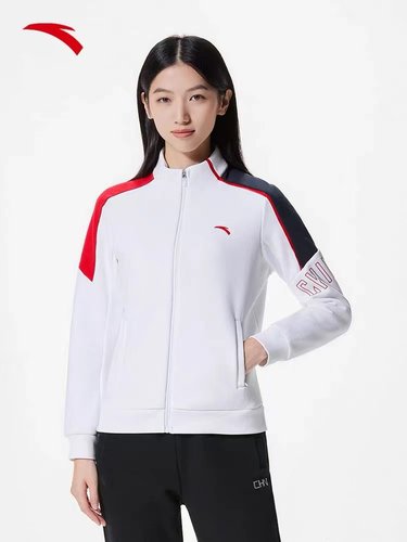 安踏运动女立领保暖新款外套
