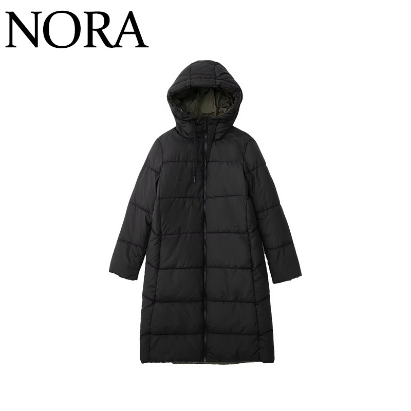 两面穿长款棉服大衣外套8073228
